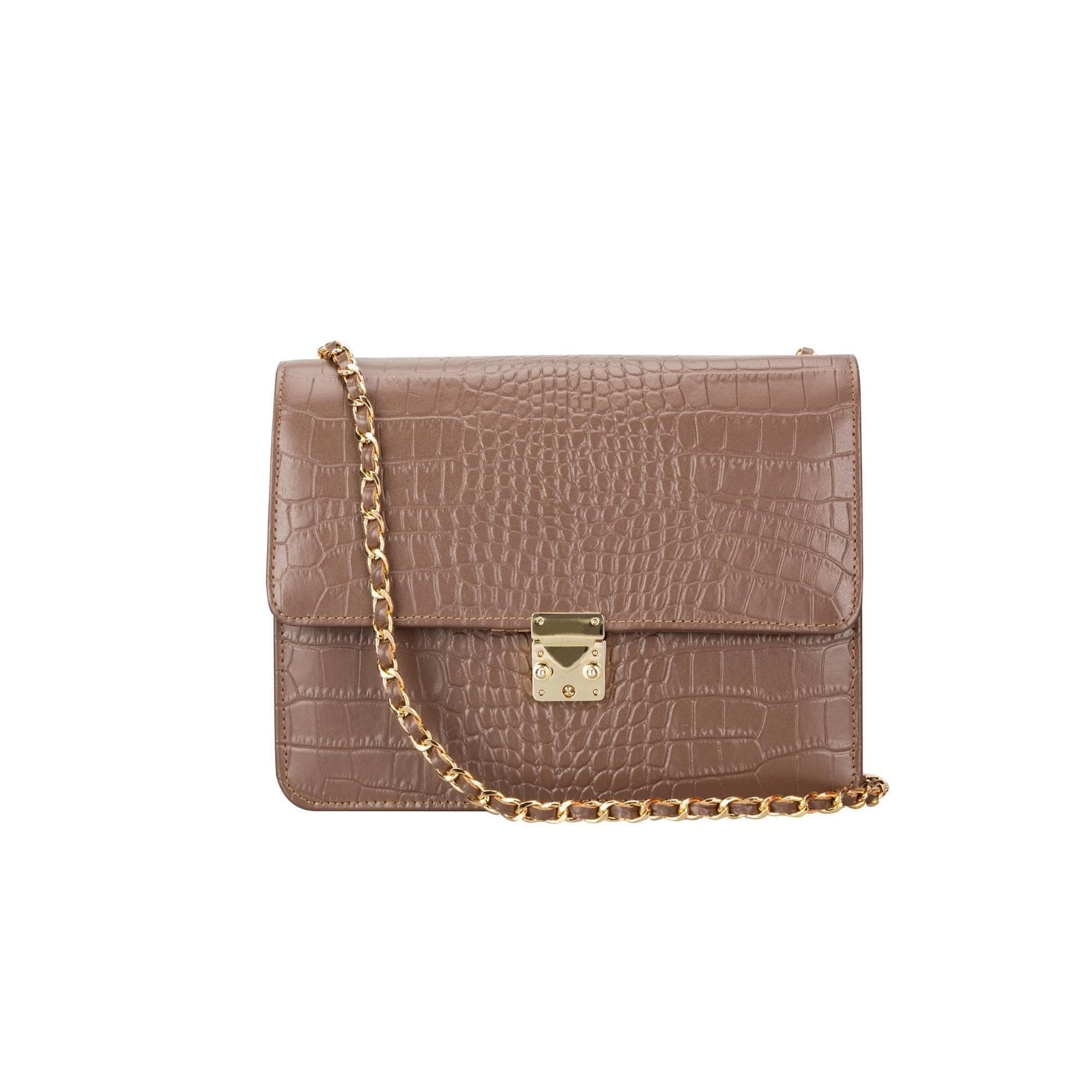 Bouletta Oxi Geniune Leather Women’s Bag Black Croc