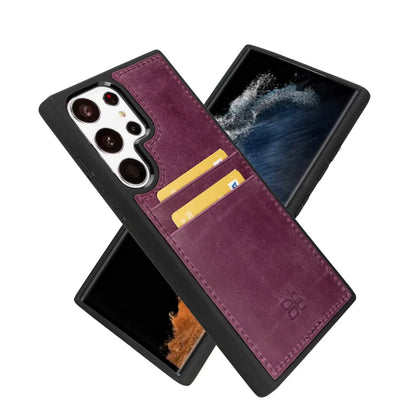 Bouletta Samsung Galaxy S24 Series Leather Case with Card Holder - FXCP