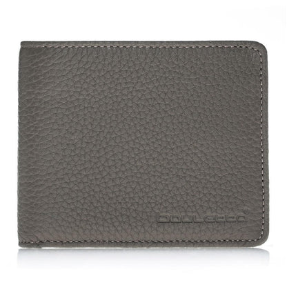 Bouletta Pier Handmade and Personalised Genuine Leather Wallet for Men's Floater Gray